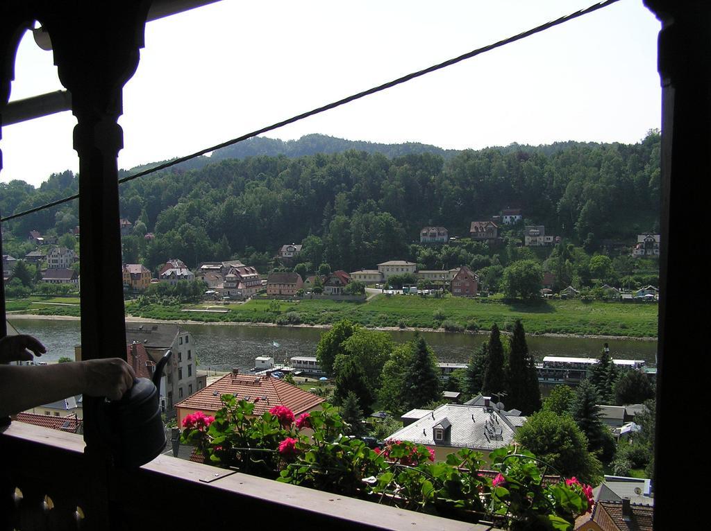 Wehlener Landhaus In Stadt Wehlen, Saechsische Schweiz Oda fotoğraf