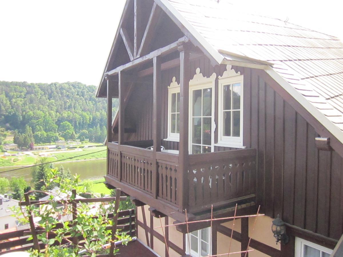 Wehlener Landhaus In Stadt Wehlen, Saechsische Schweiz Dış mekan fotoğraf